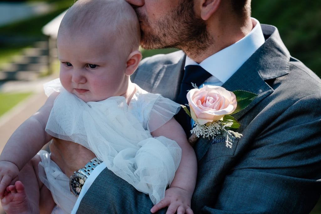 baby bridesmaid at sandy cove
