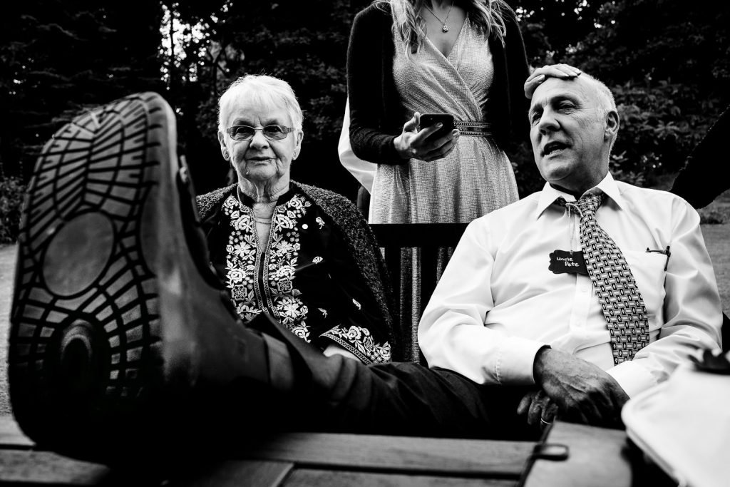 guests at deers leap wedding